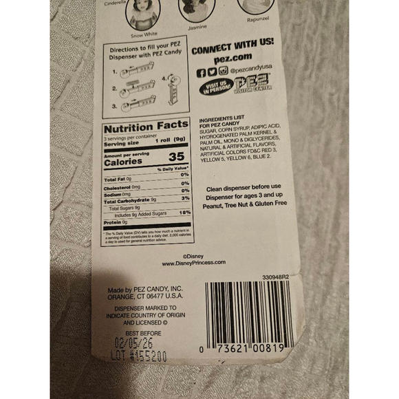 Disney Princess Moana Pez Candy Dispenser New - Picture 8 of 9